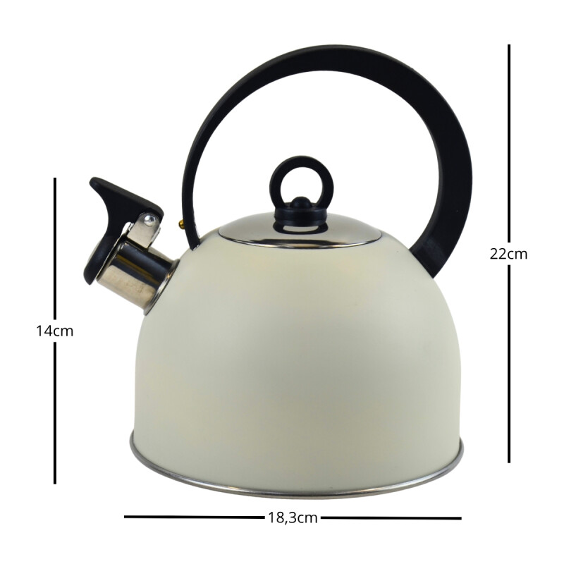 Caldera 2L silvadora F.doble BEIGE