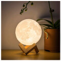 Lampara Veladora Luna RGB de 15 CM Lampara Veladora Luna RGB de 15 CM