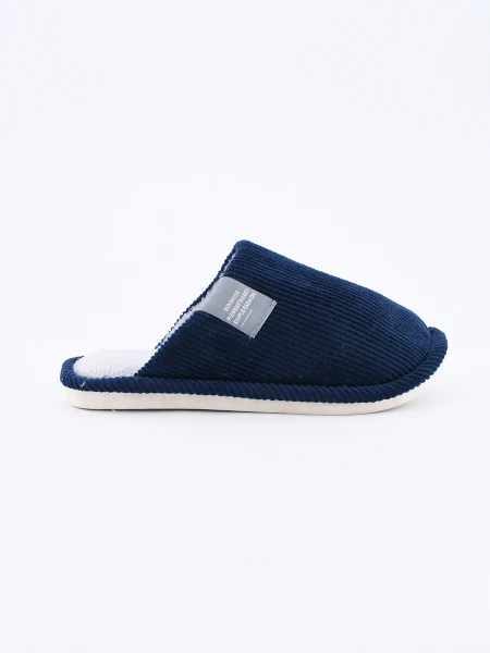 PANTUFLA DOREEN AZUL OSCURO