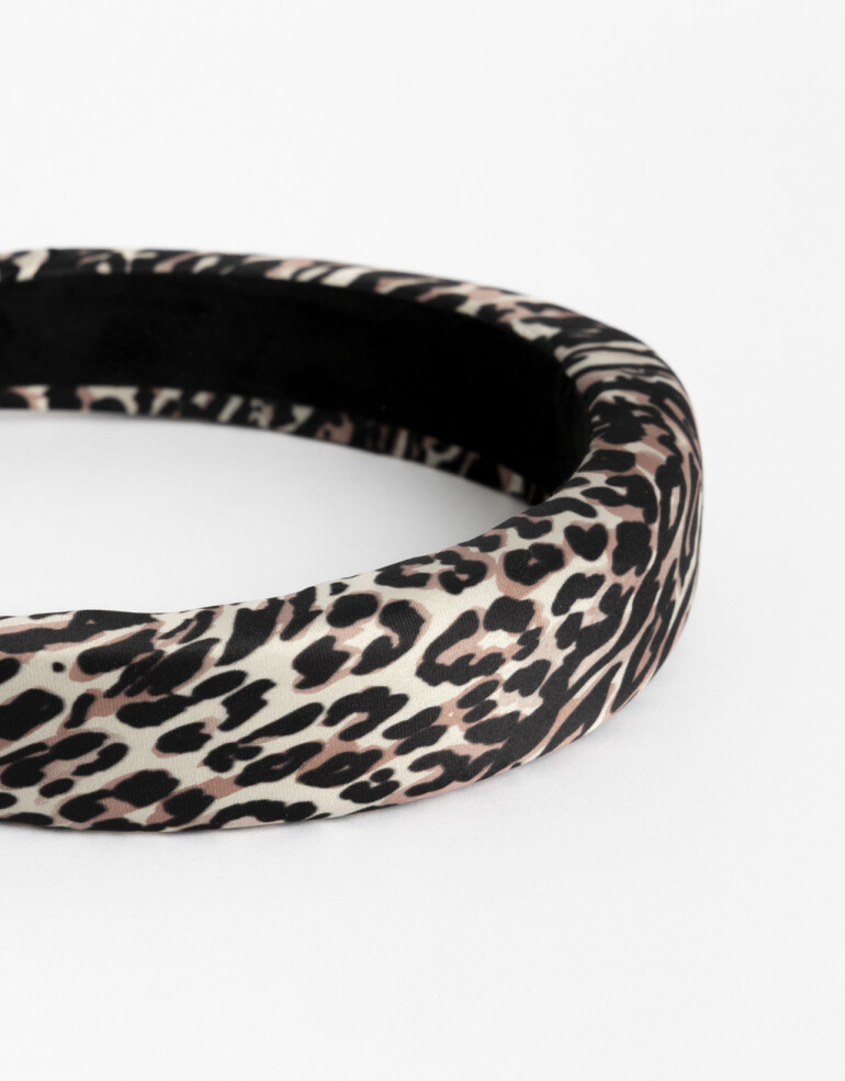 Vinchas Rígidas Estampados Vincha Rígida Semipuffy - Estampado Animal Print