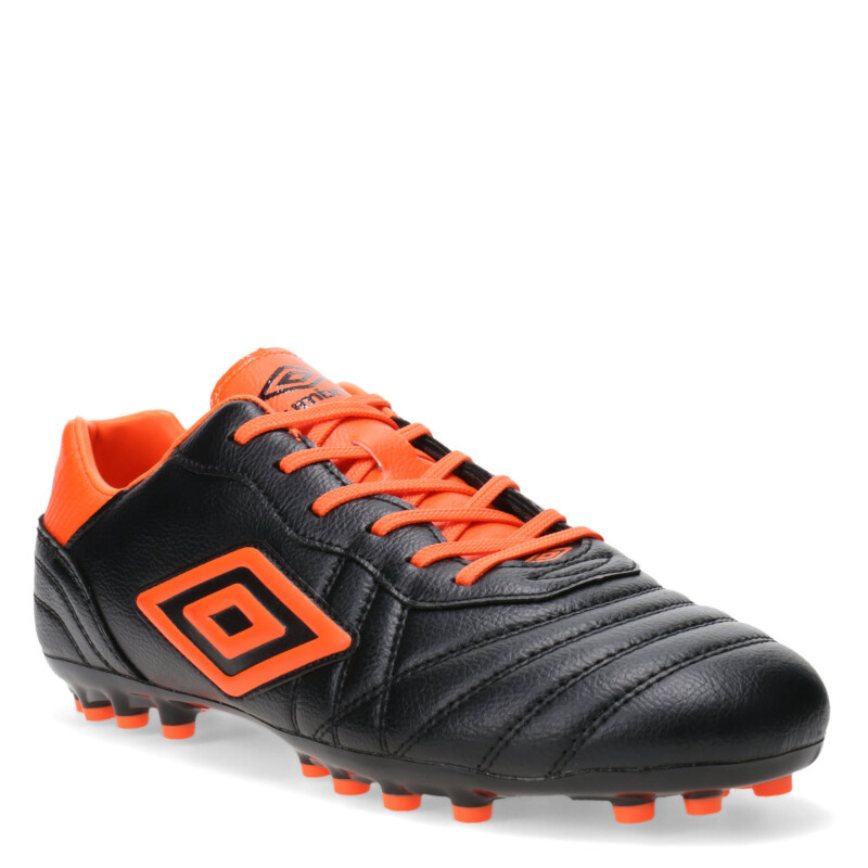 Championes de Fútbol 11 Hombre Umbro Touch AT Negro - Anaranjado