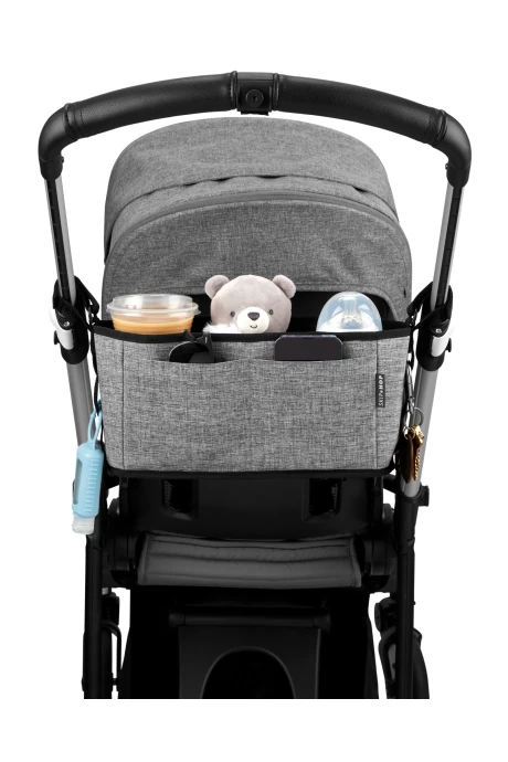 Organizador de cochecito, gris Organizador de cochecito, gris