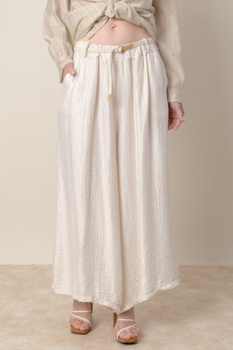 PANTALON AITNE Marfil