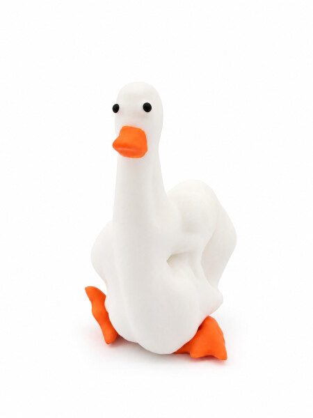 PATO ELASTICO SLIME BLANCO