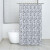 Cortina Baño Bukara con Argollas 180 x 180 cm 5401 OCEANO AZUL