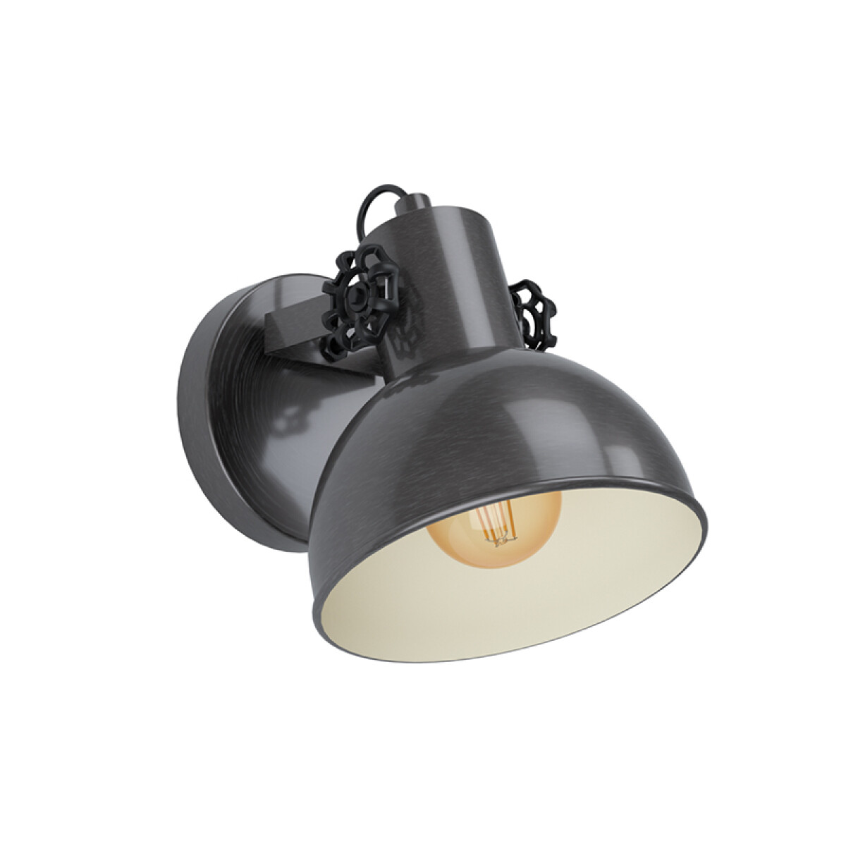 Aplique campana vintage níquel 1XE27 Ø30 LUBENHAM - EG3170 