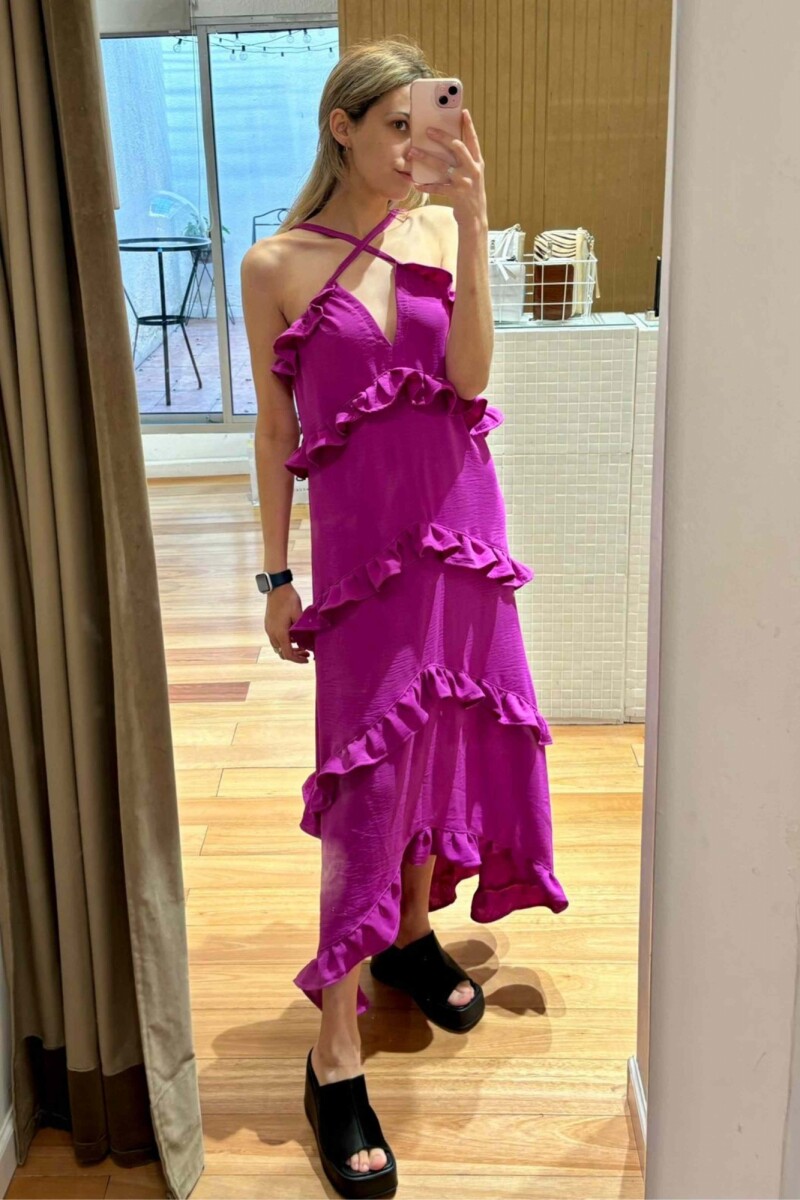 Vestido Cagliari - Púrpura 