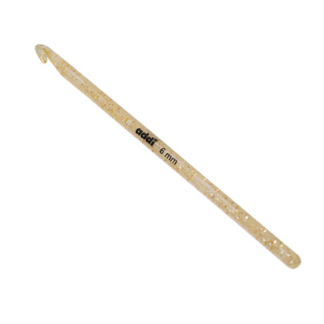 agujas crochet ADDI sin mango con brillo agujas crochet ADDI sin mango con brillo Nº6
