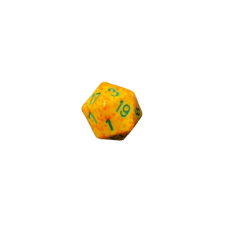 Un dado poliedrico manchado al azar Chessex Un dado poliedrico manchado al azar Chessex