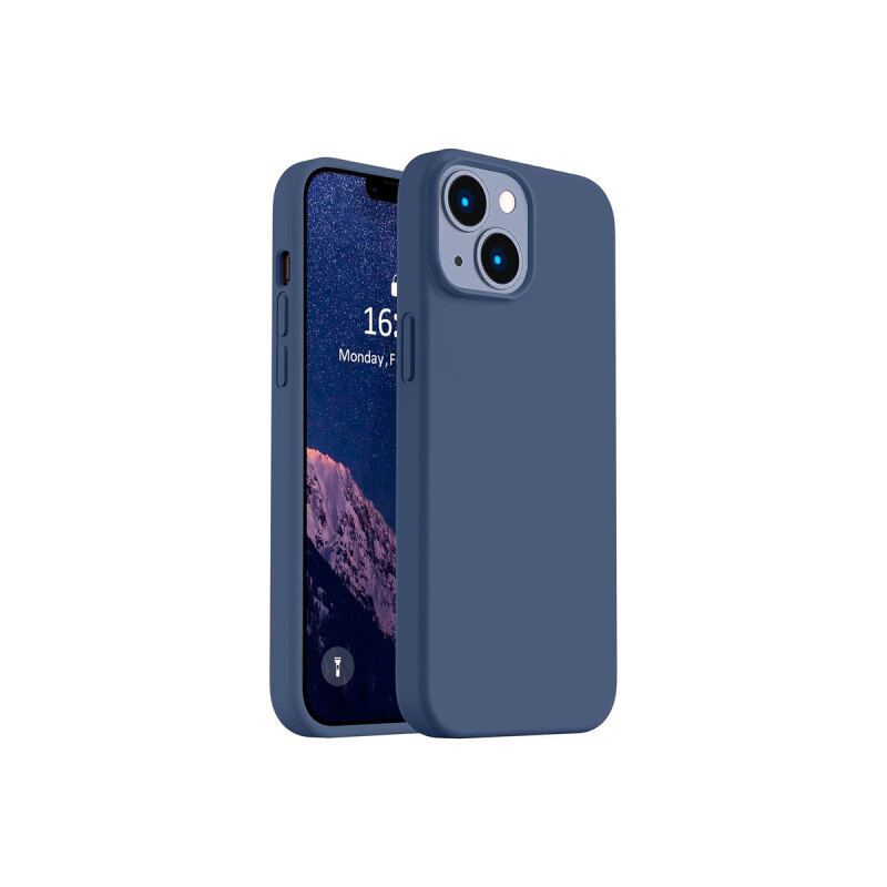 Protector iPhone 13/14 engomado color azul Protector Iphone 13/14 Engomado Color Azul