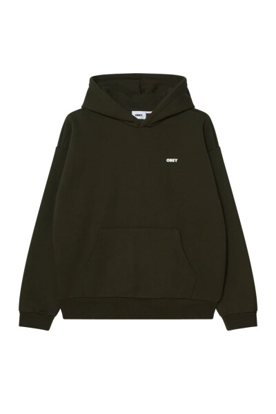 BOLD ICON EXTRA HEAVY HOOD Negro