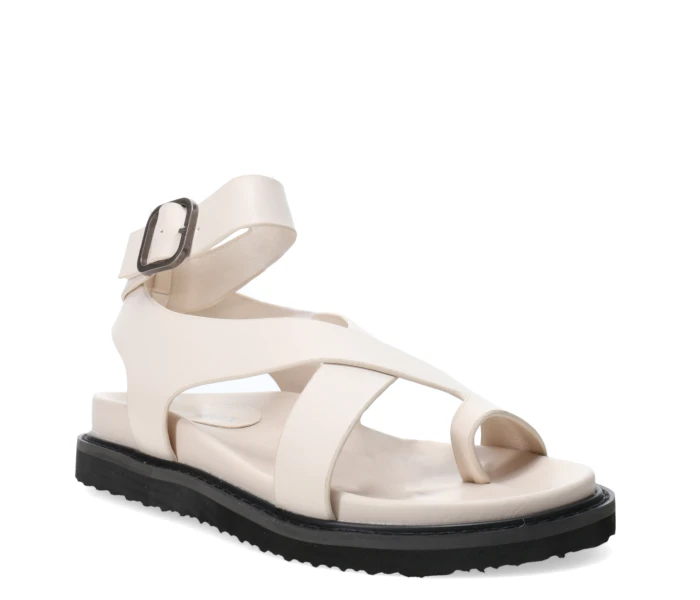 Sandalia HEAVEN con hebilla Beige