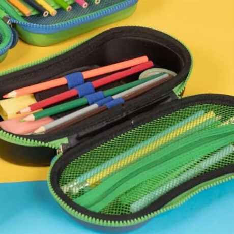 Cartuchera rígida joystick Verde