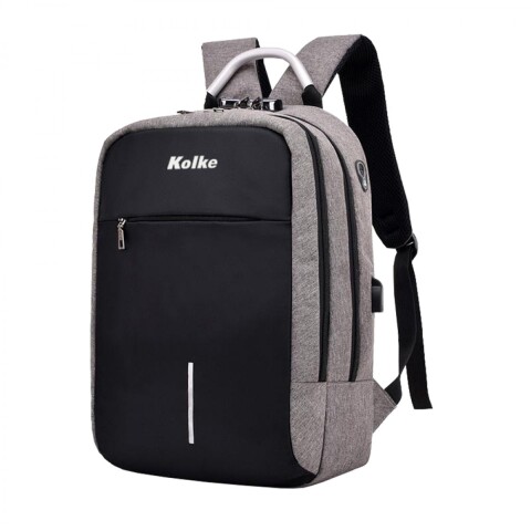 Mochila Kolke KVM-338 con candado gris claro Mochila Kolke KVM-338 con candado gris claro