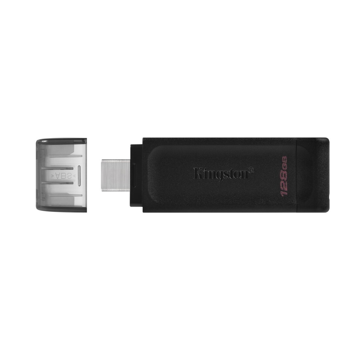 PENDRIVE USB-C 3.2 128GB KINGSTON DATATRAVELER 70 Negro