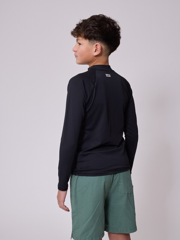 T-SHIRT TECNICA LETTIES26 TEEN RUSTY Negro