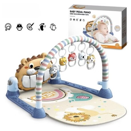 Gimnasio para Bebés con Piano de León 250205 AZUL