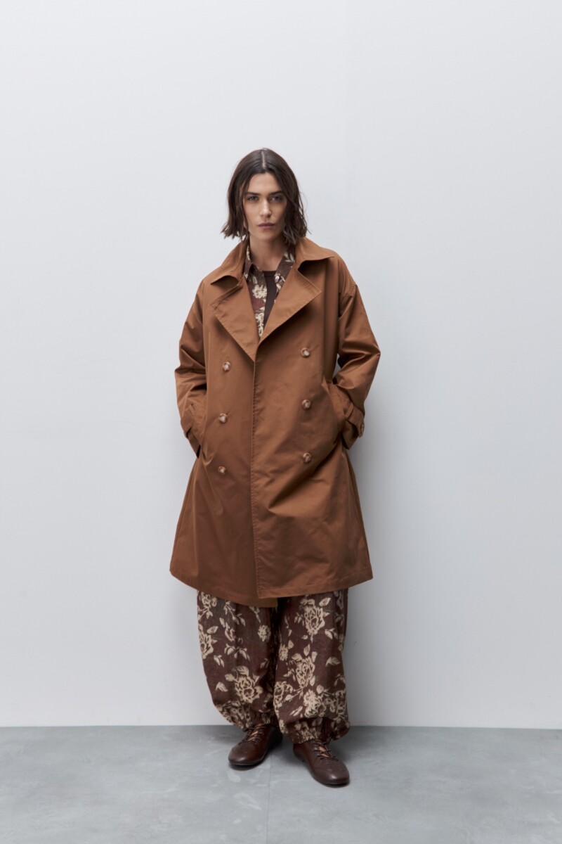 TRENCH ZUNO Chocolate