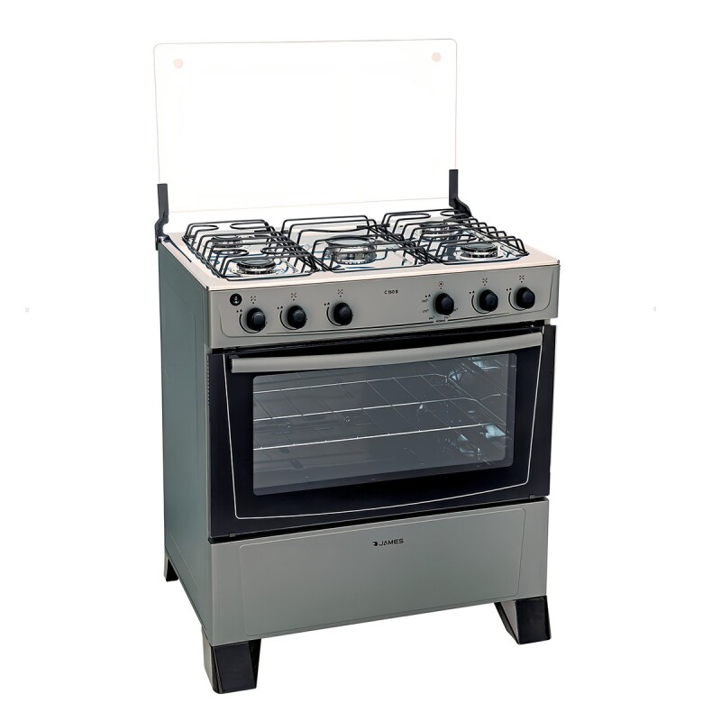 Cocinas James 5 Hornallas C150 Titanium Encend Autolimp Cocinas James 5 Hornallas C150 Titanium Encend Autolimp
