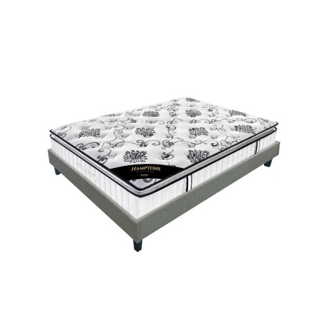 Sommier 2 Plazas Cama + Colchon Hamptons Bronze Lcm Sommier 2 Plazas Cama + Colchon Hamptons Bronze Lcm