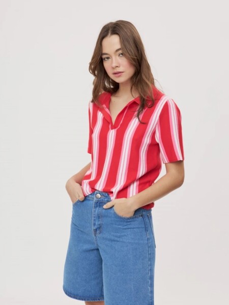 REMERA P.CAKE FEVORA ROJO