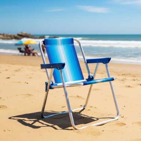Silla Infantil Alta Aluminio AZUL