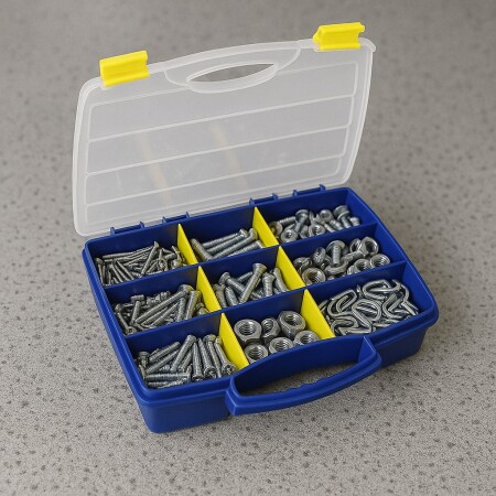 CAJA MALETIN ORGANIZADOR ATMA CON DIVISION MULTICOLOR