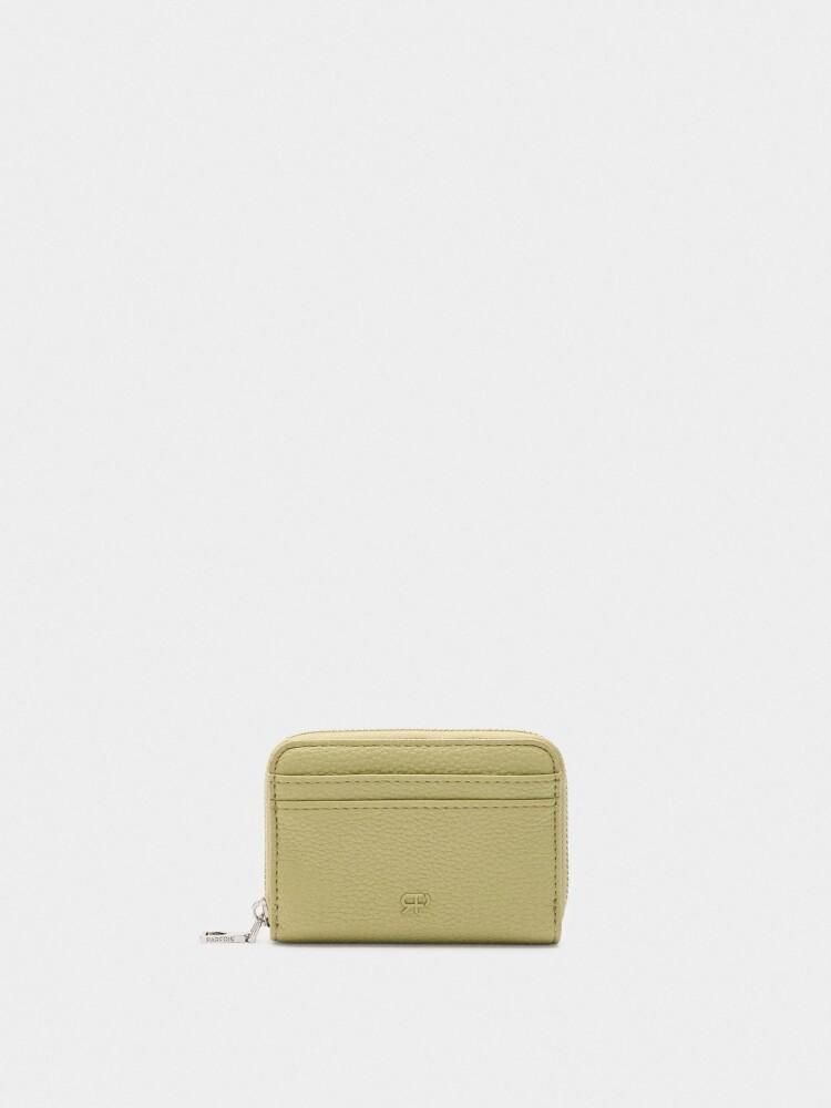 Cartera Básica Con Textura verde