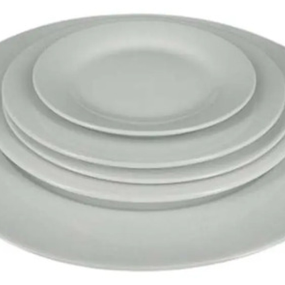 Plato llano blanco 15 cms. HR002-6 Plato llano blanco 15 cms. HR002-6