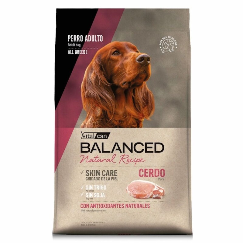 Balanced Perro Adulto Natural Recipe Cerdo 15 Kg Balanced Perro Adulto Natural Recipe Cerdo 15 Kg