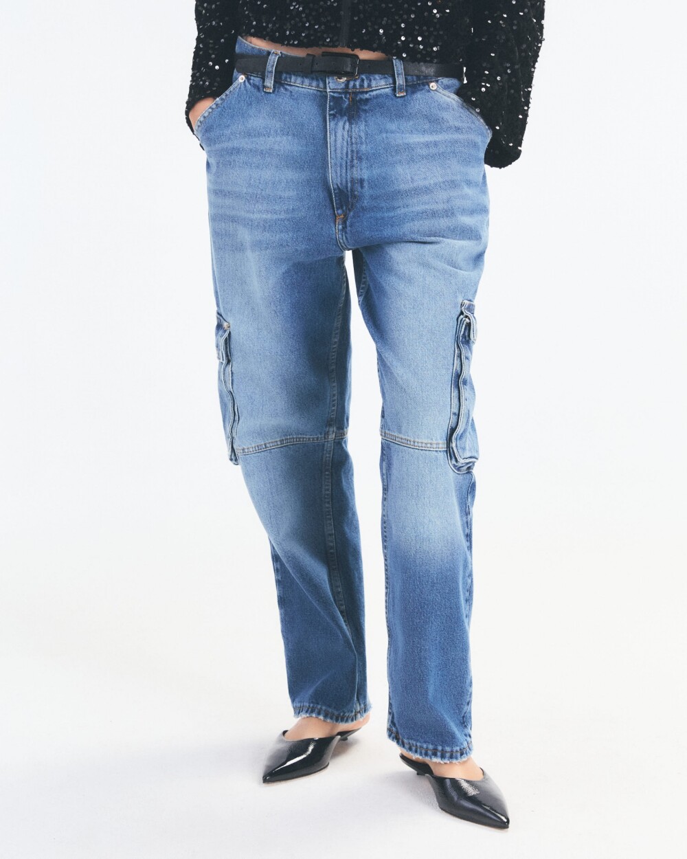 Denim Cargo Azul