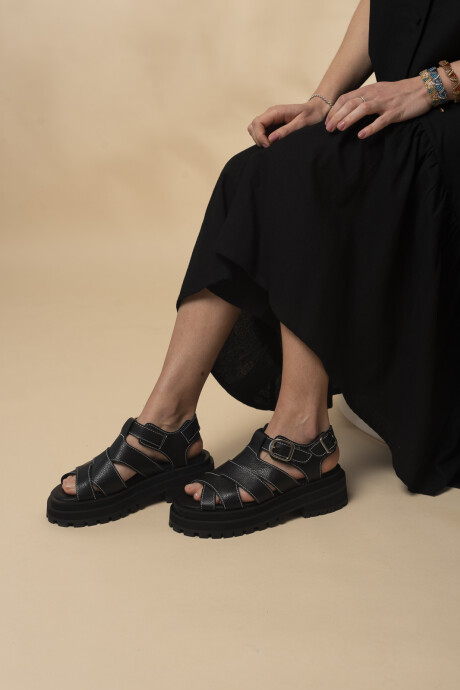 Sandalias Tropea negro Sandalias Tropea negro