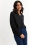 Blusa manga ranglán NEGRO
