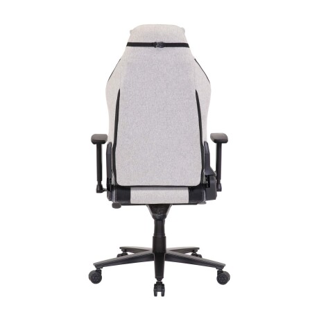 SILLA GAMER TELA-Y-METAL GRIS TOTAL D-314