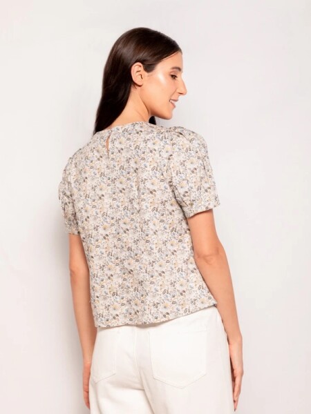 BLUSA ALLIE ALGARROBO BLA ESTAMP