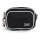 Bandolera Canva Brooklyn celeste con bolsillo antirrobo y correa ajustable Negro