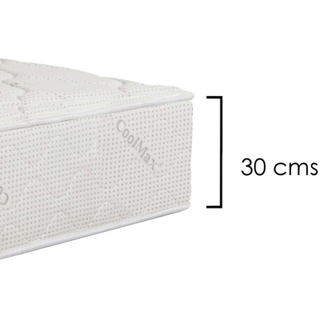 COLCHÓN SUPER KING RESORTESPOCKET BLANCO CRYSTAL