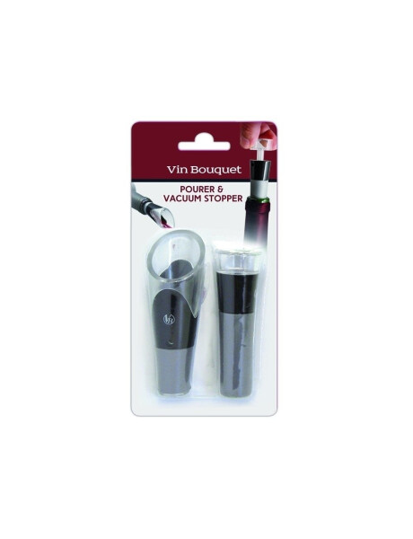 SET SERVIDOR Y TAPON PARA VINO VIN BOUQUET SET SERVIDOR Y TAPON PARA VINO VIN BOUQUET