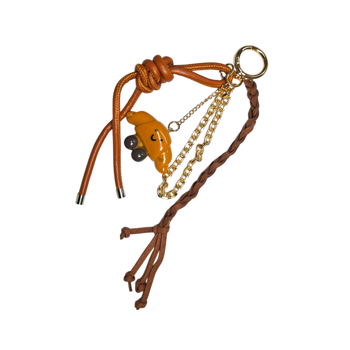 Llavero con accesorios Medialuna - Marron 