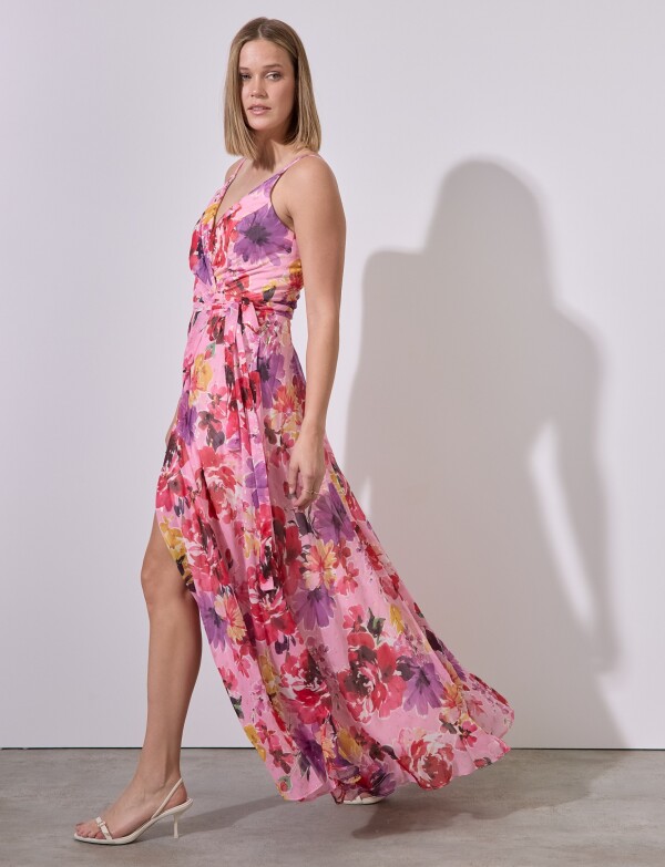 Vestido Maxi Summer ROSA/MULTI