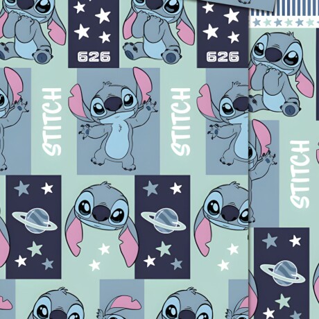 Juego de Sábanas Disney Infantil 1 plaza Stitch 1