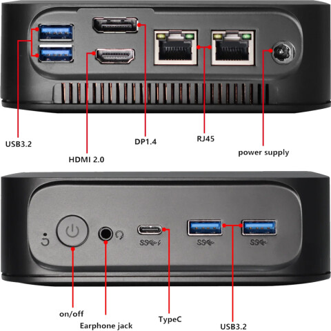 Mini PC KUU FY3 N95 Intel UHD 16GB 512GB SSD W11 Mini PC KUU FY3 N95 Intel UHD 16GB 512GB SSD W11