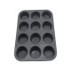 Molde muffin x12 silicona GRIS