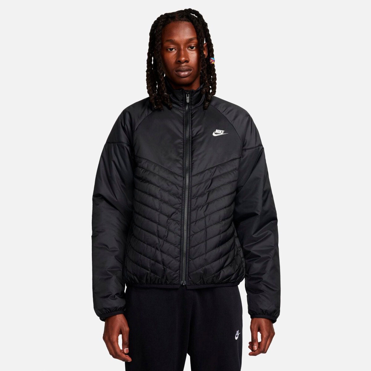 Abrigo Nike Windrunner de Hombre - Negro 