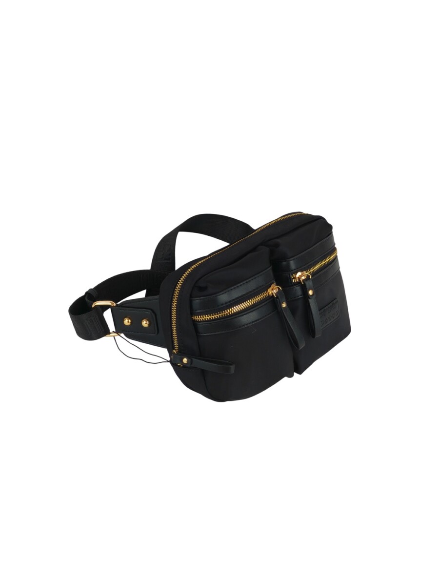Riñonera con bolsillos - Negro 