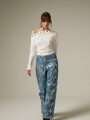 Pantalon Merel Azul Grisaceo