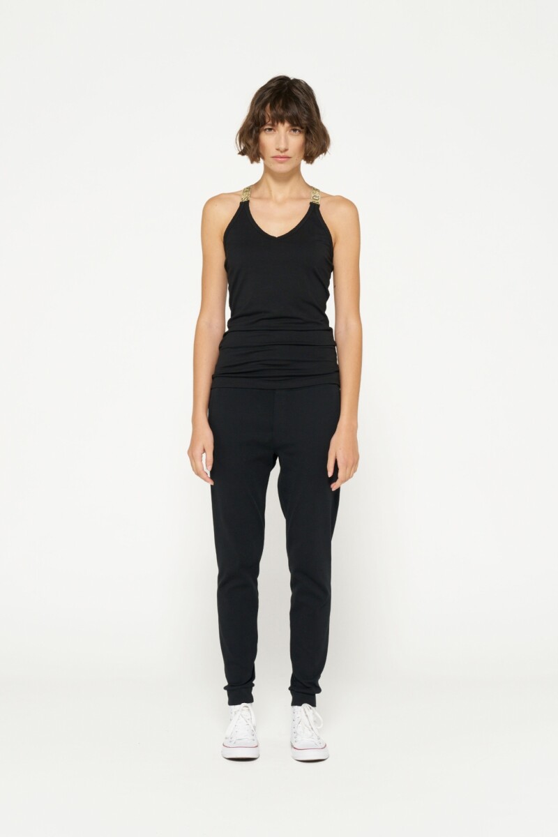 TOP CON LUREX Negro