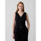 V-LINEN VEST BLACK 1