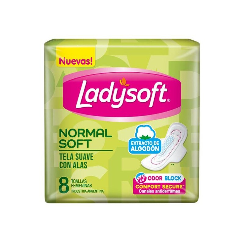 LADYSOFT NORMAL C/ALAS 8UNI Ladysoft Normal C/alas 8uni