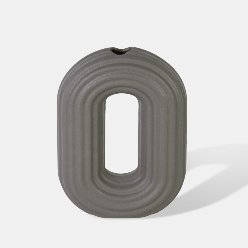 BASE CERAMICA GRIS 22X8X30CM Unica